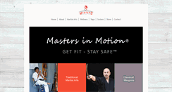Desktop Screenshot of mastersinmotion.com